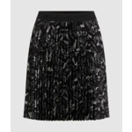 PARIS FONT AOP PLT SHORT SKIRT