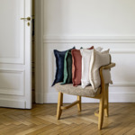 TAIE D'OREILLER  | Lin Lavé Lina - Bleu De Chine