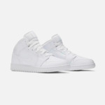 Air Jordan 1 Mid Triple White
