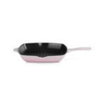 Skillet gril carré 26cm en fonte émaillée shell pink