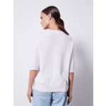 Pull cachemire col rond manches ¾ Emilia LYS