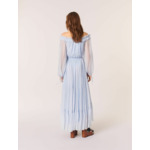 Robe longue en mousseline