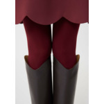 Robe Ruoda-Bordeaux en Polyester