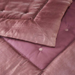 Yves Delorme - Couvre lit en soie marron, Cocon