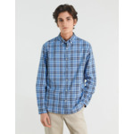 Chemise Gaspard à carreaux bleus