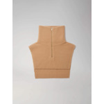 Col zippé en laine et cachemire