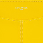 Compagnon zippée Charlotte en cuir lisse
