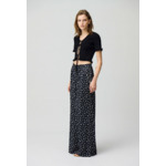 Pantalon large fluide imprimé