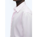 Chemise à col droit en coton