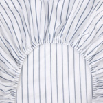 Lacoste - Drap housse en satin de coton lavé gris, L Shadow