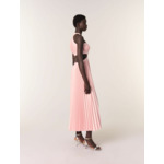 Robe longue plissée