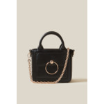 Mini sac Anouck cuir lisse chaîne