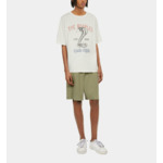 T-Shirt Écru Avec Sérigraphie Chaos Snake Homme