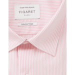 Chemise Semi-ajustée Infroissable rayée rose