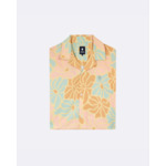 Chemise manches courtes vert & bleu
