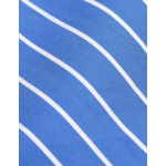 Chemise oversize Lune rayée bleue à plastron