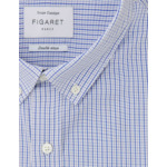 Chemise Classique à carreaux bleus