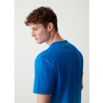 T-shirt en coton imprimé dégradé