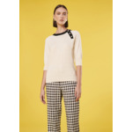 Pull Pastelle-Ecru en Laine