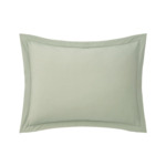 Desforges - Taie d'oreiller en percale de coton vert, Alcove