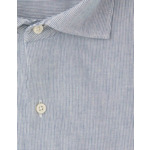 Chemise Aristote rayée bleue