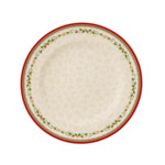 Winter Bakery Delight assiette plate motif étoile filante
