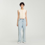 Gilet en tweed texturé