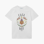 Casablanca T-Shirt Casa Way Blanc
