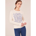 Pull Philae-Ecru en Laine
