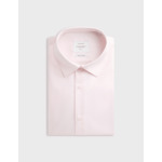 Chemise ajustée infroissable rose clair