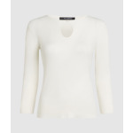 KEYHOLE DETAIL KNIT TOP