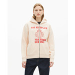 Sweatshirt Zippe A Capuche Avec Print