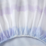 Yves Delorme - Drap housse en batiste de coton bleu, Horizons