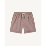 Maillot de bain rayé écru & bleu clair