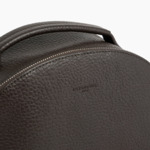 Sac à dos zippé Charles en cuir grainé effet buffle