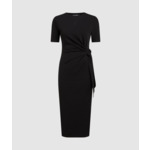 JERSEY TIE MIDI DRESS