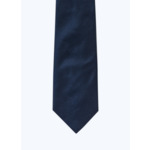 Cravate en soie à chevrons