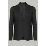 Veste Anthracite En Laine Super 130