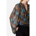 Blouse Bell En Viscose Mélangée