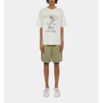 T-Shirt Écru Avec Sérigraphie Chaos Snake Homme