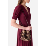 Sac Bourse En Raphia En Lyocell et Lin