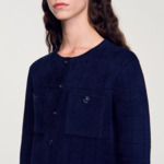 Veste courte en maille