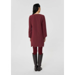 Robe Ruoda-Bordeaux en Polyester