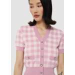 Gilet Gavril-rose en vichy