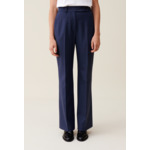 Pantalon tailleur laine marine