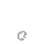 Neo Carré L - Bague Neo Carré L - 54 - Argente