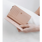 Portefeuille moyen modèle Juliette en cuir grainé