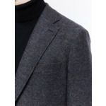 Veste droite en laine mouchetée