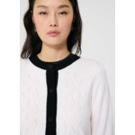 Gilet Granville-Ecru en Laine Merinos Extrafine