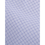 Chemise classique manches courtes à carreaux marine